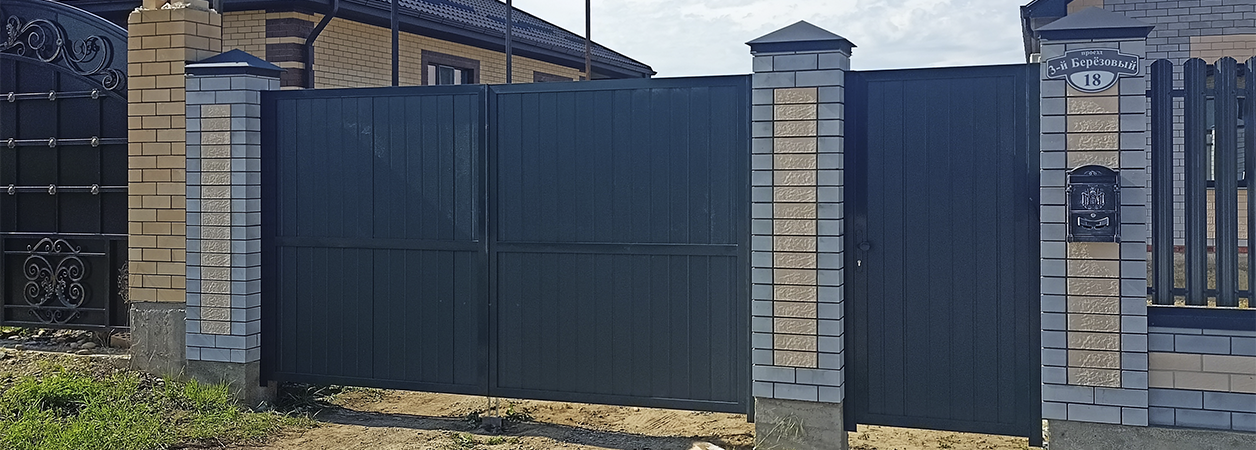 Въездные ворота в Донском под ключ