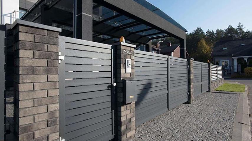 въездные ворота в Донском